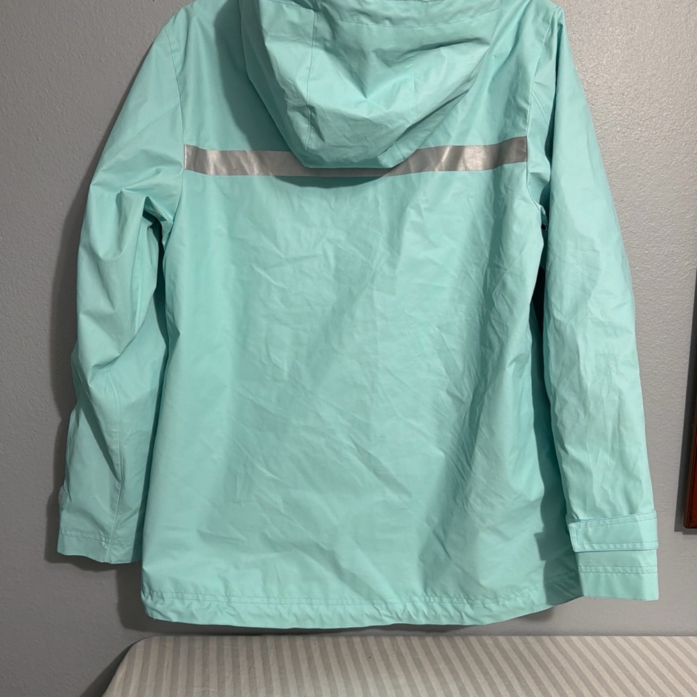 Charles River Women's New Englander Rain Jacket  Size M  Blue - Picture 7 of 11